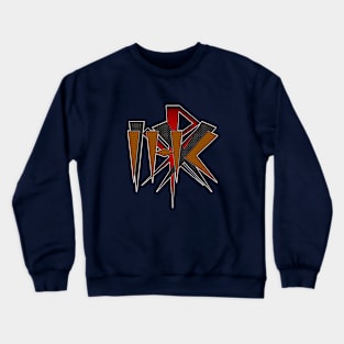 Christogram IHS, IX, Red Chi Rho Alternate Font Crewneck Sweatshirt